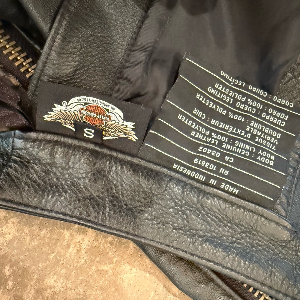 Harley-Davidson Black Leather chaps